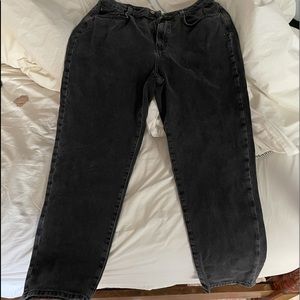 Zara high rise mom jeans